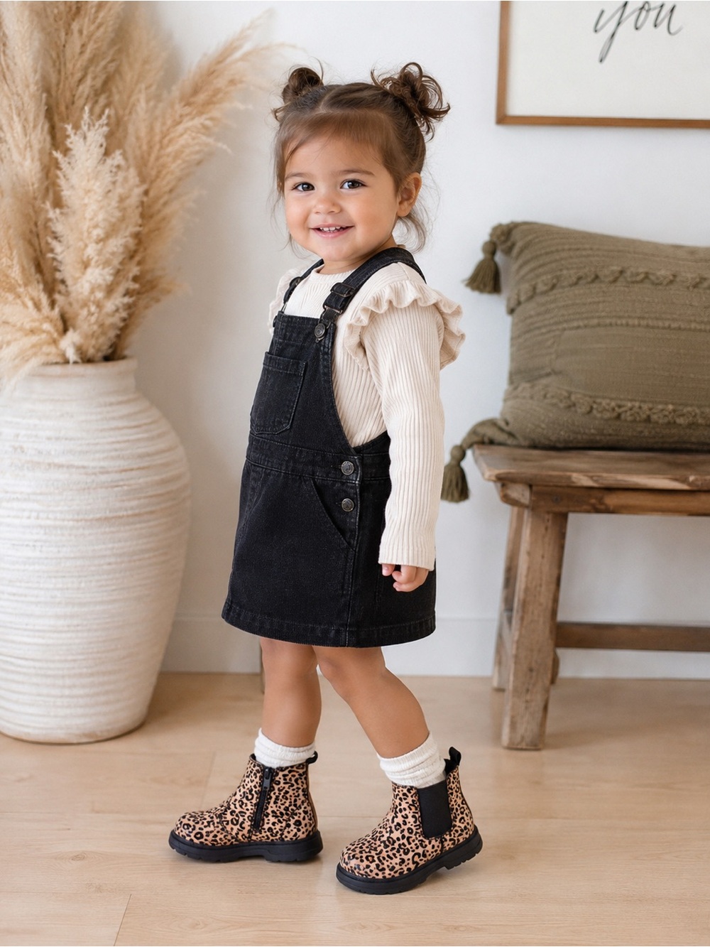 Zara Toddler Leopard Print Chelsea Boots Size 6 Toddler EUR 22